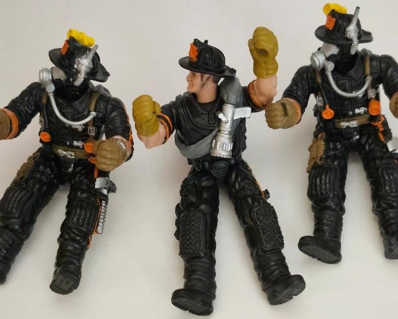Image 3 of Firefighter Fireman Lot of Chap Mei Toy Figurines Action Figures Fire Fighters