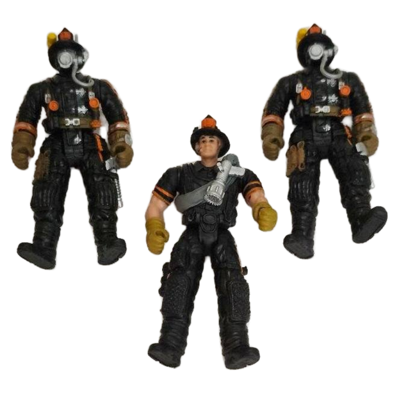 Firefighter Fireman Lot of Chap Mei Toy Figurines Action Figures Fire Fighters
