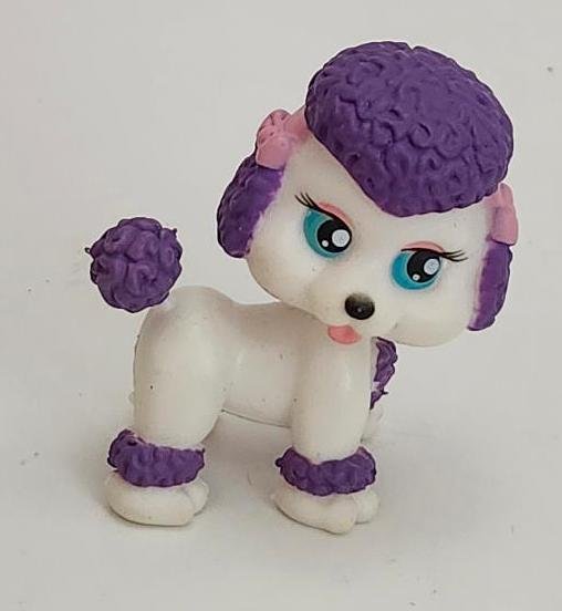 Image 1 of My Pet Pals Pet Boutique Purple Poodle Dog Pink Bows Pretend Play Toy