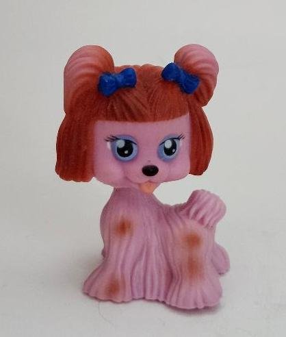 Image 1 of My Pet Pals Pet Boutique Pink Sheepdog Dog Blue Bows Pretend Play Toy Figure