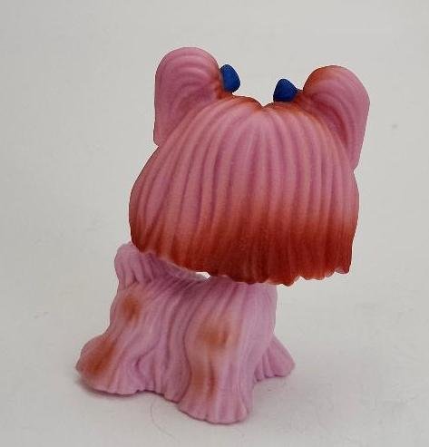 Image 2 of My Pet Pals Pet Boutique Pink Sheepdog Dog Blue Bows Pretend Play Toy Figure