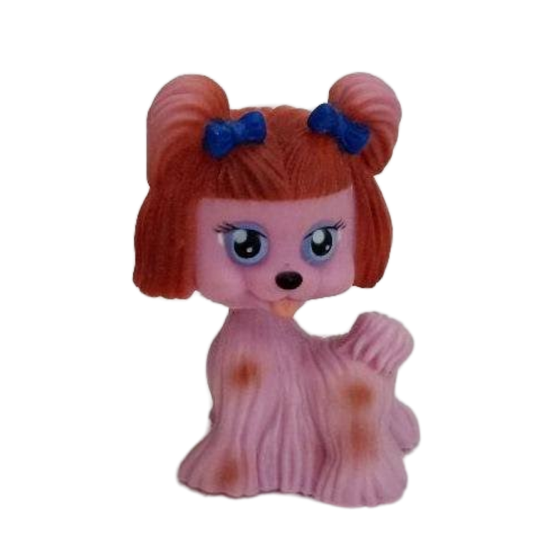 My Pet Pals Pet Boutique Pink Sheepdog Dog Blue Bows Pretend Play Toy Figure