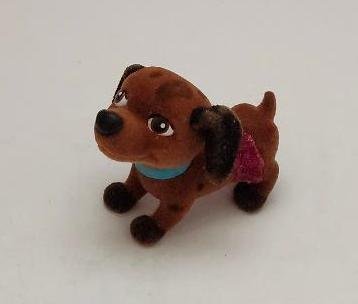 Image 1 of Puppy Dog Wearing Tutu Barbie Pet Series 1 Pretend Play Toy Flocked Dog Figure