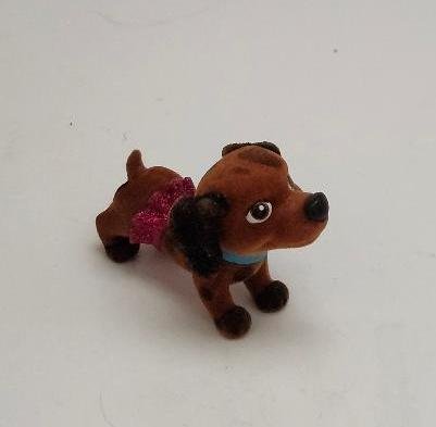 Image 2 of Puppy Dog Wearing Tutu Barbie Pet Series 1 Pretend Play Toy Flocked Dog Figure
