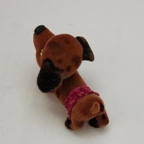 Image 3 of Puppy Dog Wearing Tutu Barbie Pet Series 1 Pretend Play Toy Flocked Dog Figure