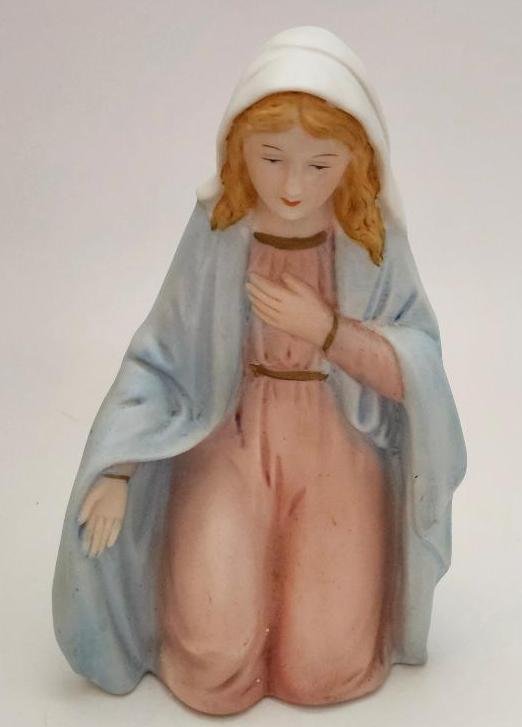 Image 1 of Vintage HOMCO Virgin Mary Figurine 5599 Replacement Manger Nativity