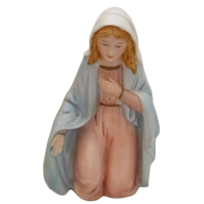 Vintage HOMCO Virgin Mary Figurine 5599 Replacement Manger Nativity