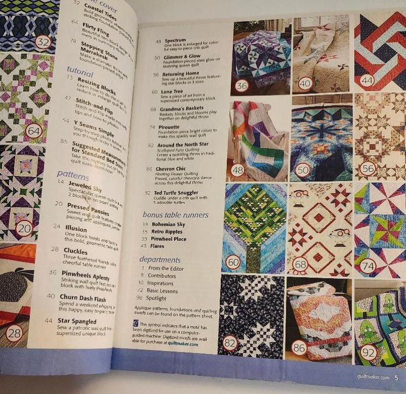 Image 1 of Quilts from Quiltmaker's 100 Blocks Magazine Spring 2015 Collector's Edition