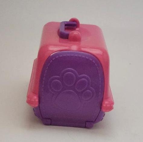 Puppy In My Pocket Mini Dog Carrier Pink Purple Pretend Play Toy Accessory MEG