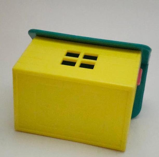 Image 2 of Puppy In My Pocket Dog House Kennel Blue Yellow Vintage 1993 Hasbro Pretend Toy