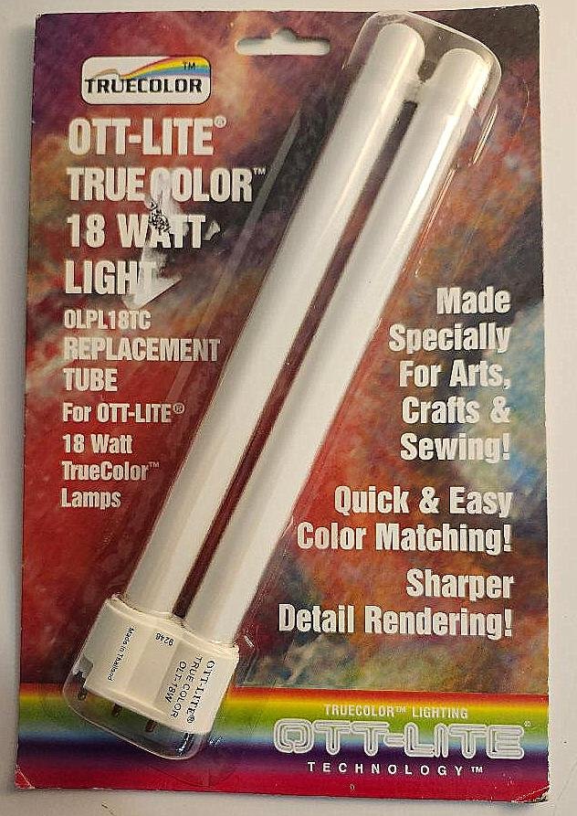 OTT LITE TRUECOLOR OTT-LITE 18W 18 Watt Replacement Tube Craft Light OLP18TC