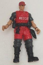 Chap Mei Red Rescue Action Figure Pretend Play Toy Fire Squad Action Figure HK