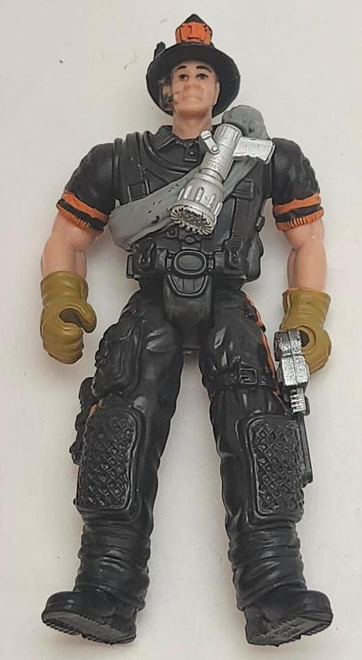 Chap Mei Fireman Firefighter Rescue Action Figure Rescue Force Pretend Play Toy