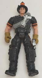 Chap Mei Fireman Firefighter Rescue Action Figure Rescue Force Pretend Play Toy