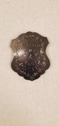 REPLICA SANTA ROSA CHIEF OF POLICE BADGE 