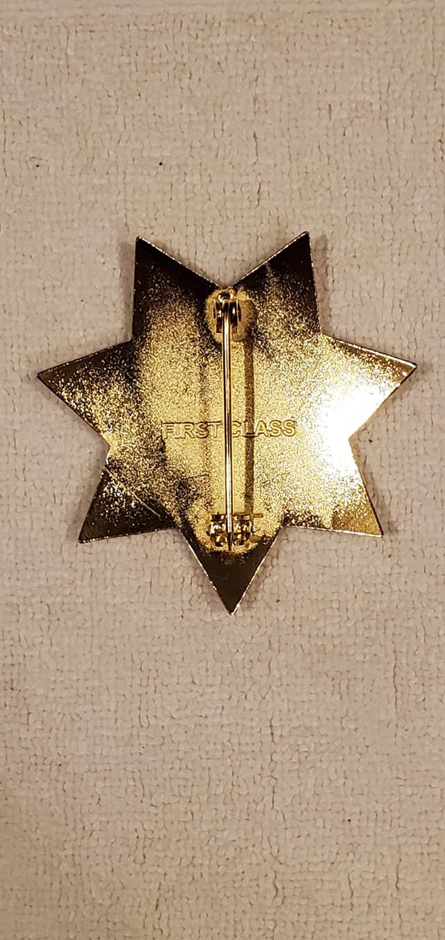 Image 1 of SECURITY SPECIAL OFFICER 7 PT STAR BADGE 