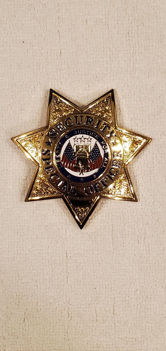 Image 0 of SECURITY SPECIAL OFFICER 7 PT STAR BADGE 