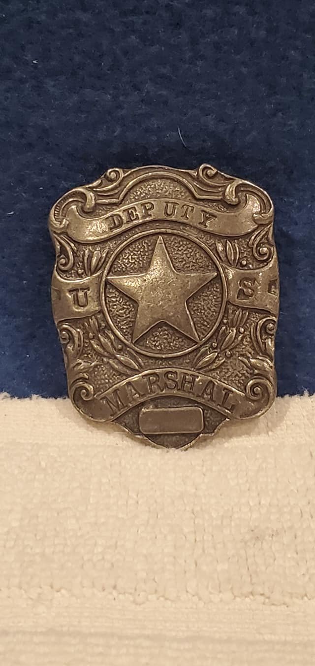 Image 0 of REPLICA US DEPUTY MARSHAL BADGE 