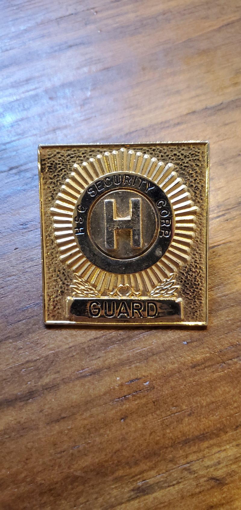 Image 0 of HSC SECURITY CORP SQUARE BADGE 