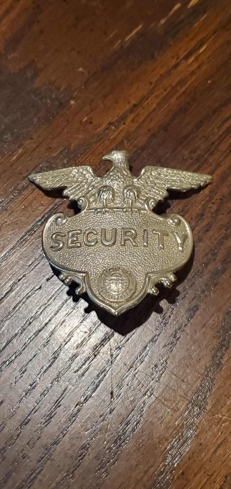 Image 0 of SECURITY HAT BADGE 