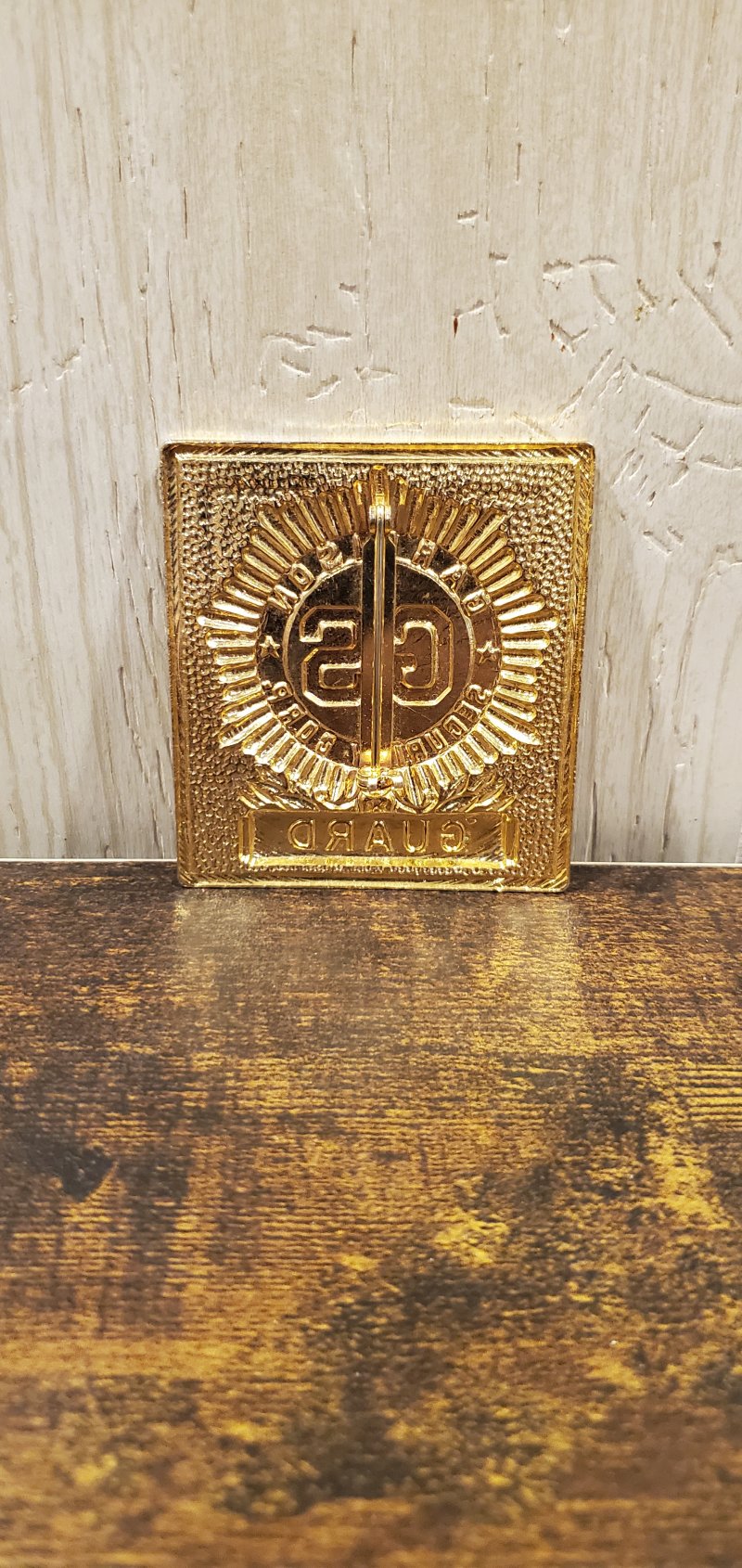 Image 1 of GARRISON SECURITY CORP. GUARD SQUARE BADGE 
