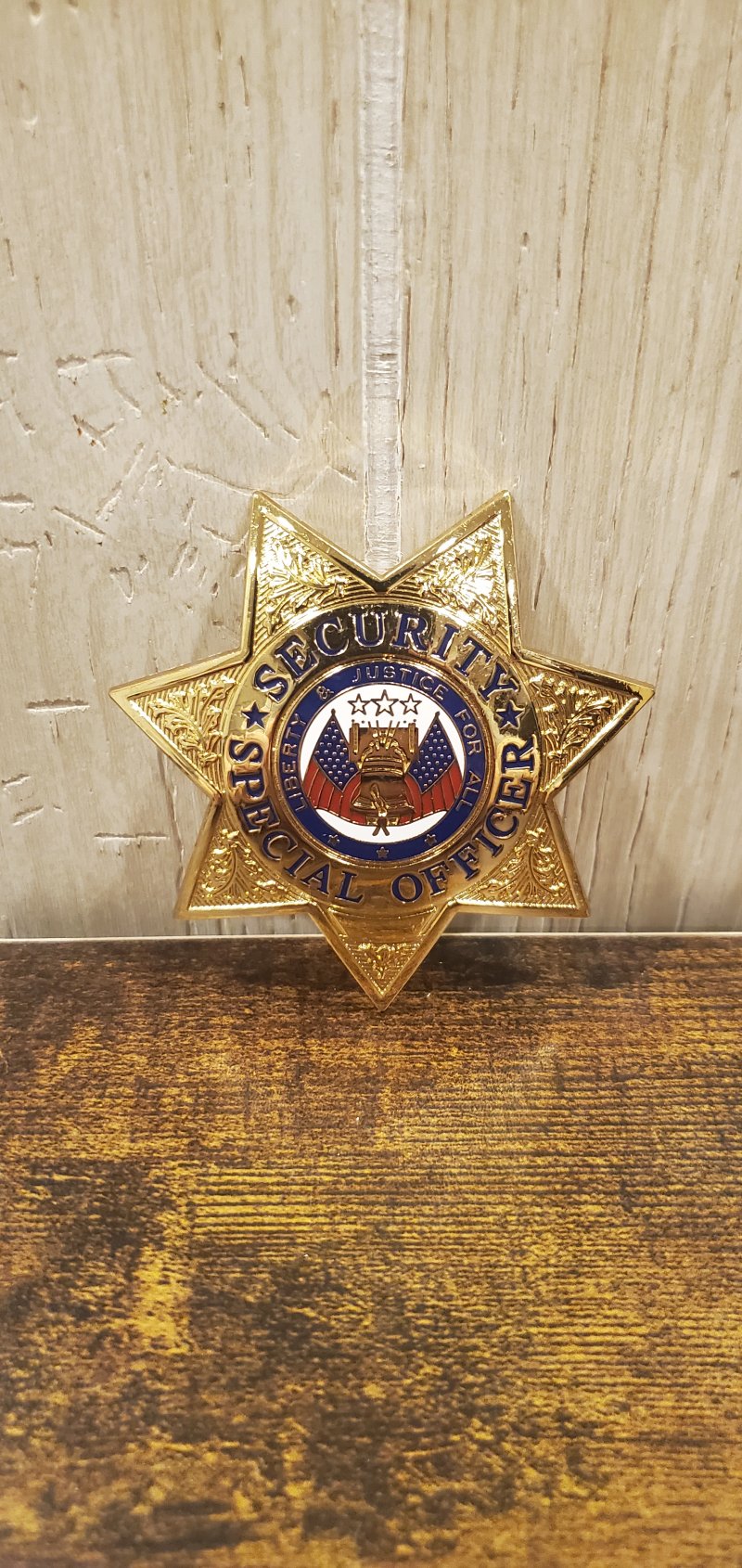 Image 0 of SECURITY SPECIAL OFFICER STAR BADGE 