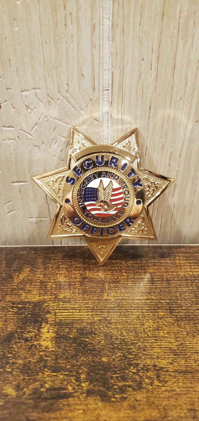 Image 0 of SECURITY OFFICER STAR BADGE 