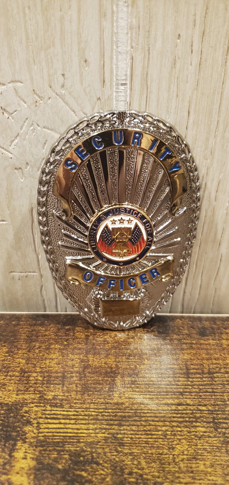 Image 0 of SECURITY OFFICER OVAL BADGE 