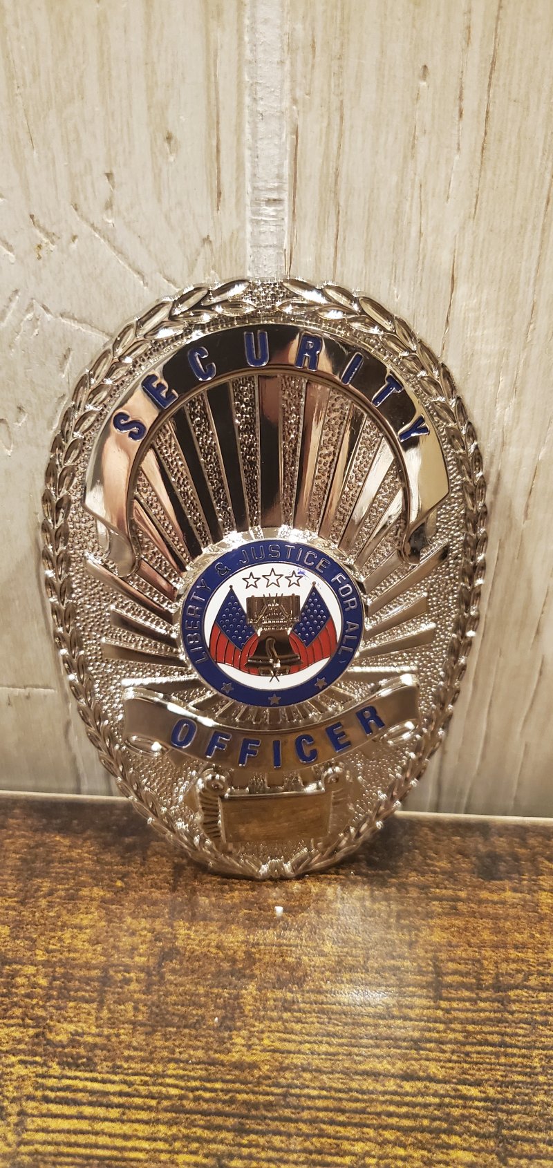 Image 0 of SECURITY OFFICER OVAL BADGE 