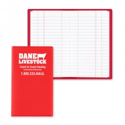50 Flexible Tally Book Junior ($6.95 Ea.) with Logo