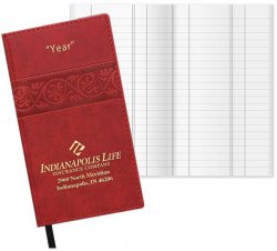 100 Custom Nouveau Tally Book ($4.25 Ea.) with Logo