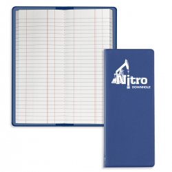 100 Personalized Flexible Tally Book ($5.05 Ea.) with Your Logo 