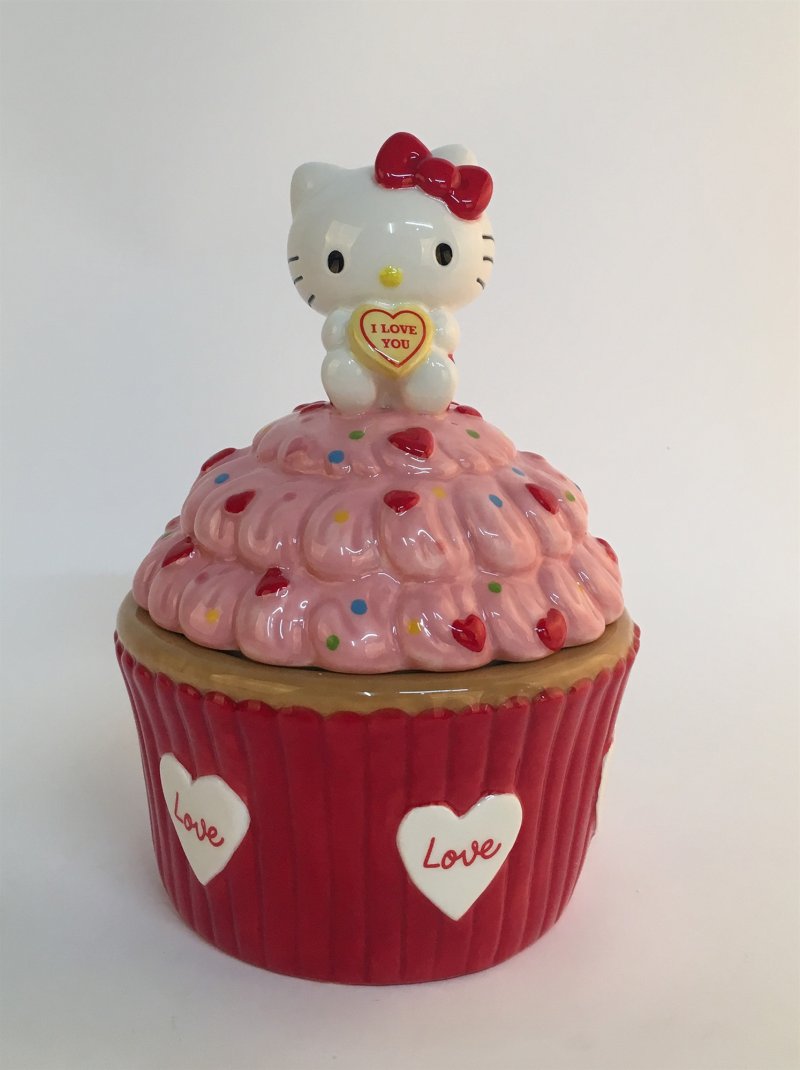 Image 0 of Hello Kitty Cupcake Candy Jar