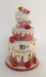 Hello Kitty 50th Anniversary Cake Cookie Jar