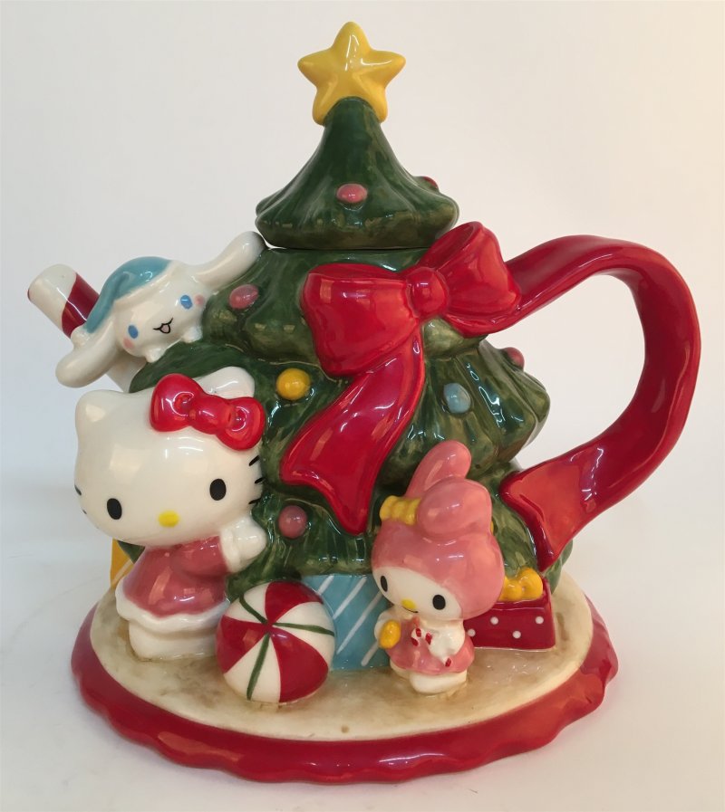 Image 0 of Hello Kitty and Friends Holiday Tree Teapot