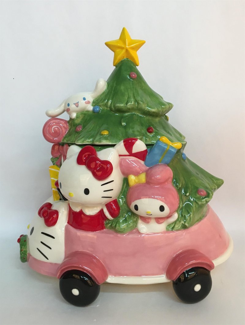 Image 0 of HELLO KITTY AND FRIENDS HOLIDAY JOY RIDE COOKIE JAR