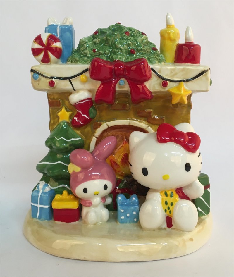 Image 0 of Holiday Fireplace Figurine