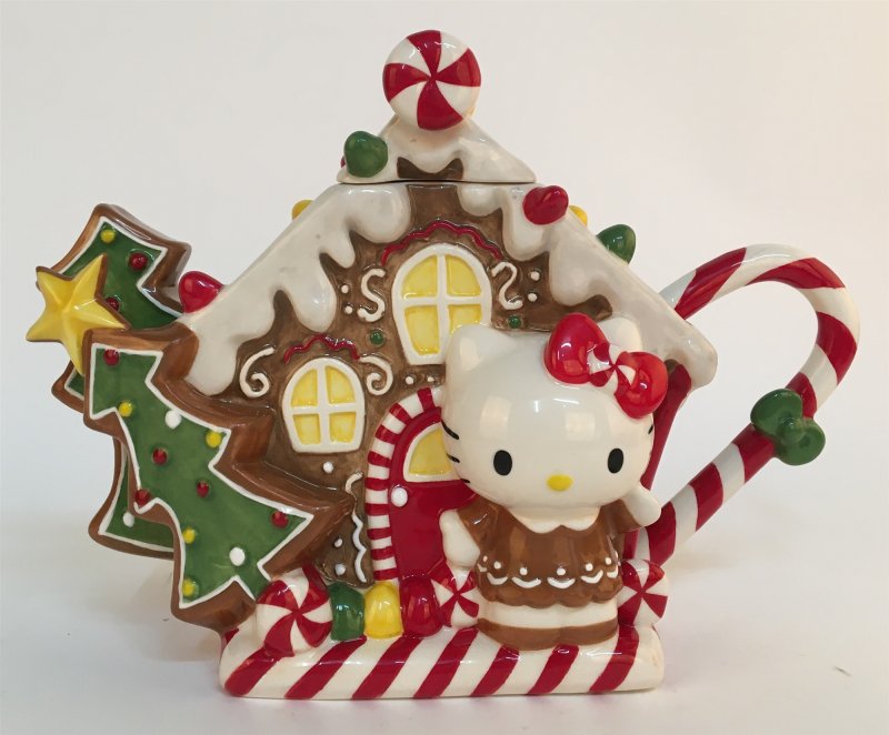 Image 0 of Hello Kitty Candy Gingerbread Teapot