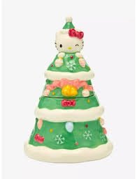 Image 0 of Hello Kitty Holiday Tree Cookie Jar