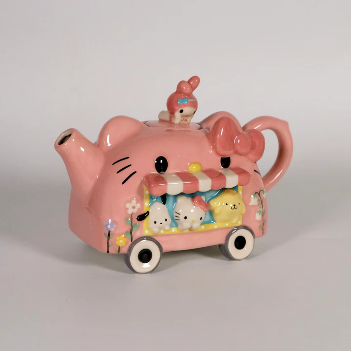 Image 0 of HELLO KITTY AND FRIENDS ROLLING CAFE TEAPOT