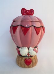 HELLO KITTY AND DEAR DANIEL LUV BALLOOON COOKIE JAR