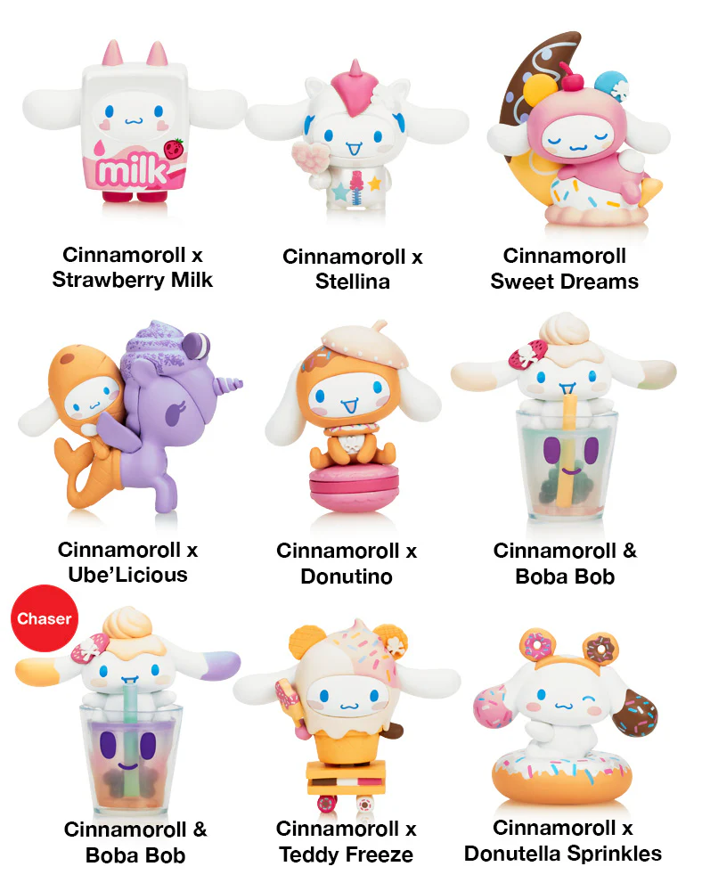 Image 1 of Tokidoki x Cinnamoroll Sweet Treats Blind Box