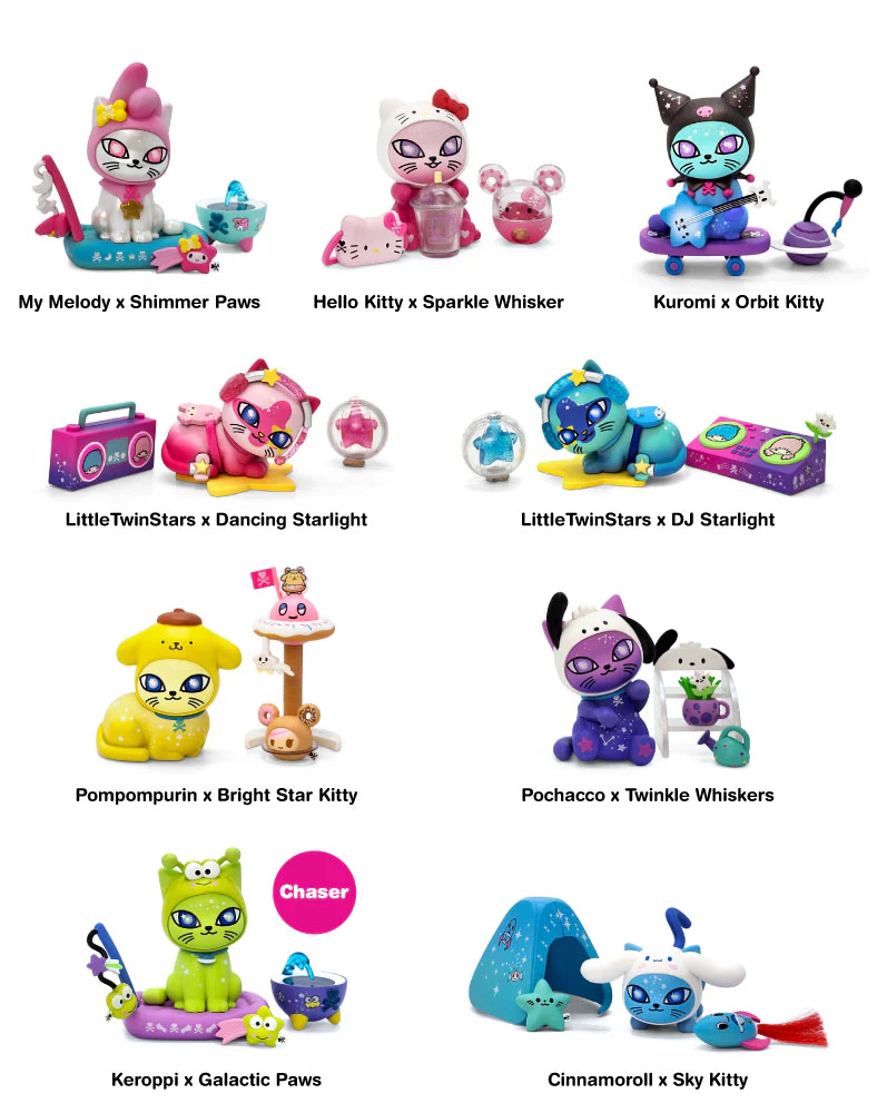 Image 9 of Tokidoki x Hello Kitty and Friends Galactic Cats Blind Box