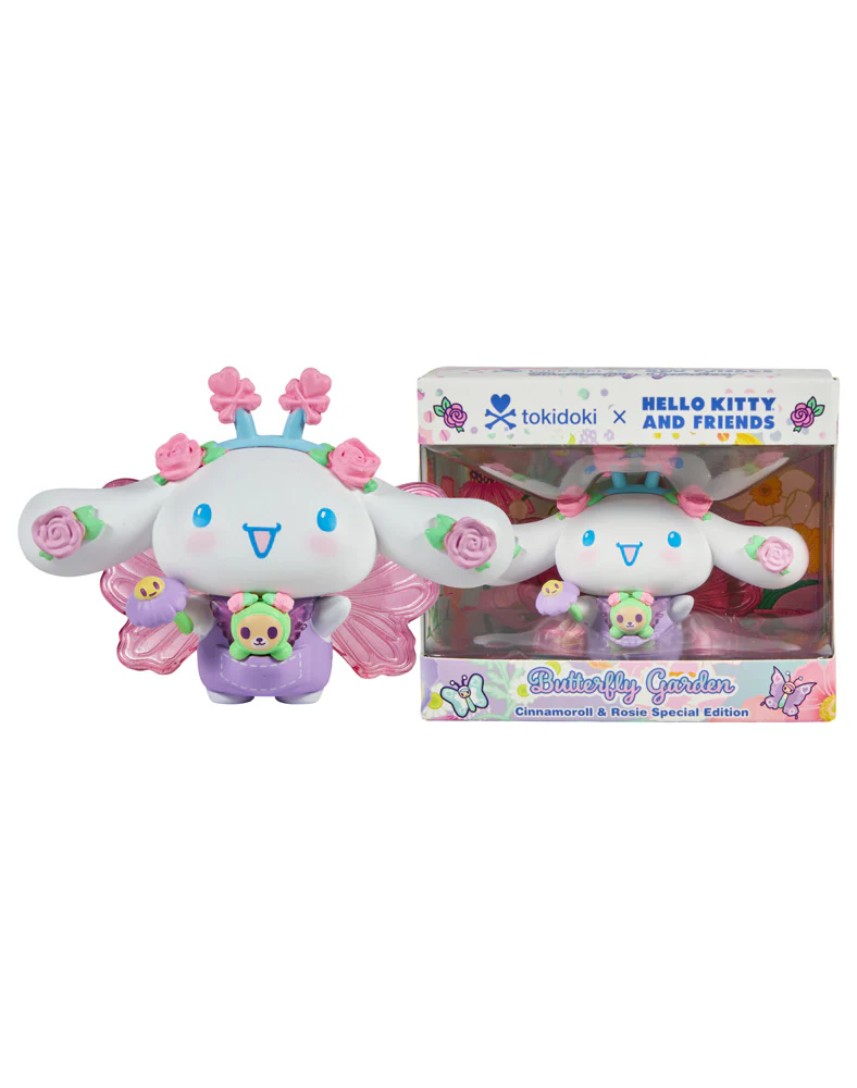 Image 0 of Tokidoki x Hello Kitty and Friends Butterfly Garden - Cinnamoroll & Rosie Butter