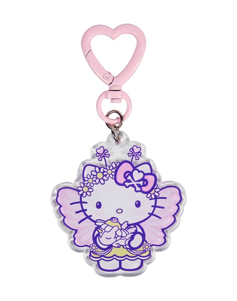 Image 2 of Tokidoki x Hello Kitty and Friends Butterfly Garden Carabiner Acrylic Keychain B