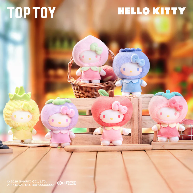 Image 8 of Sanrio Fruity Paradise Vinyl Plush Keychain Gift Blind Box