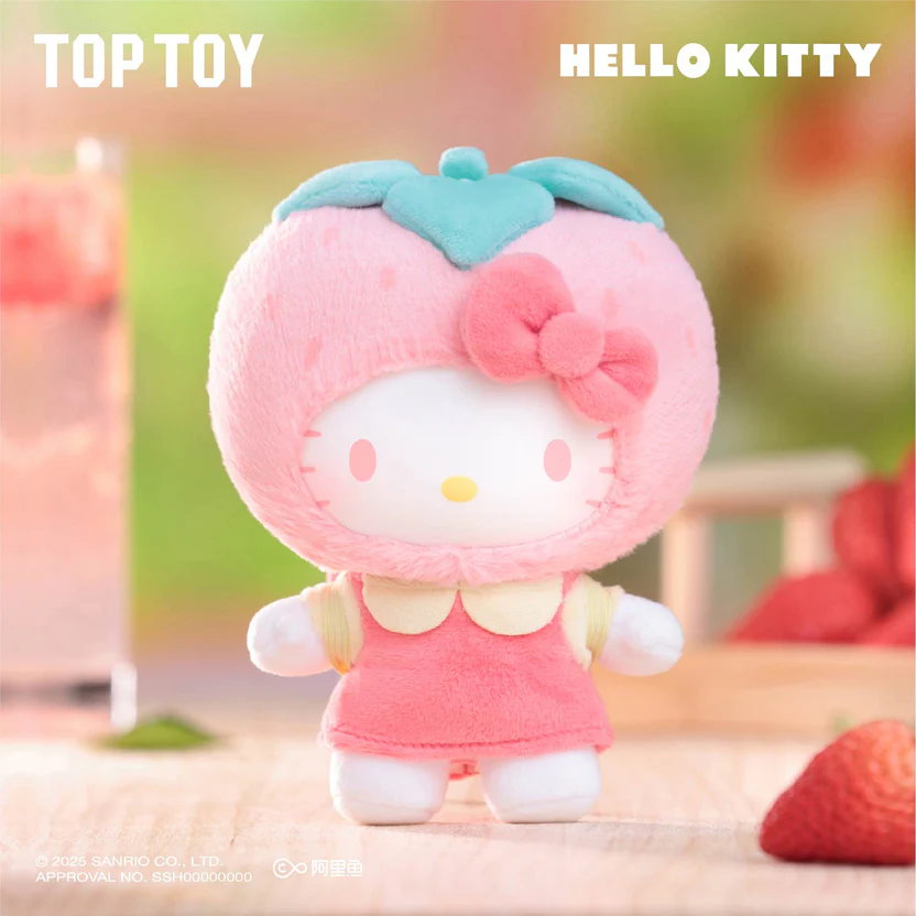 Image 2 of Sanrio Fruity Paradise Vinyl Plush Keychain Gift Blind Box