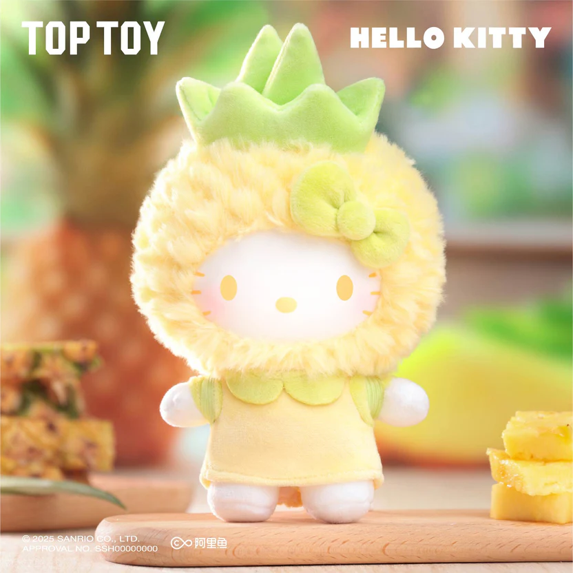 Image 4 of Sanrio Fruity Paradise Vinyl Plush Keychain Gift Blind Box