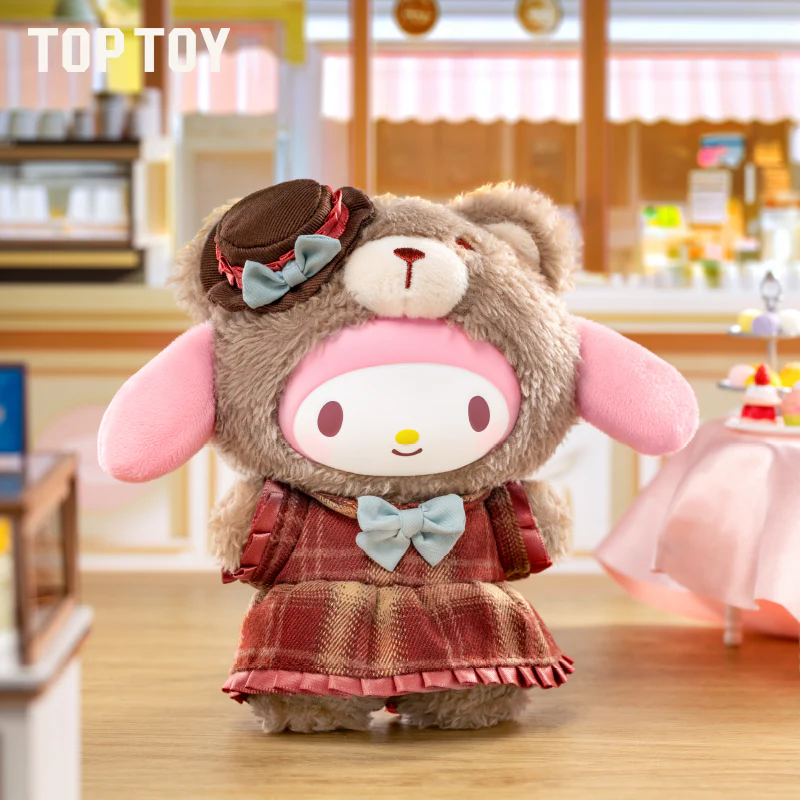 Image 4 of Sanrio Afternoon Tea Series Vinyl Plush Keychains Gift Blind Box
