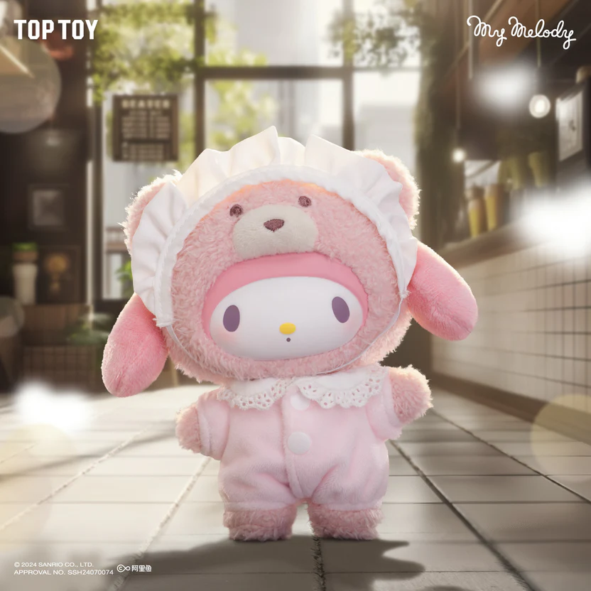 Image 7 of Sanrio Latte Baby Vinyl Plush Keychains Gift Blind Box